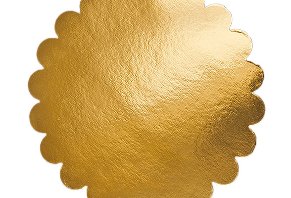 Disco oro per pasticceria e food